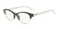 Brillengestelle Emporio Armani Dame MOD. 31075578 MILITAY GREEN/PALE GOLD52 - MOD. 31075578 MILITAY GREEN/PALE GOLD52
